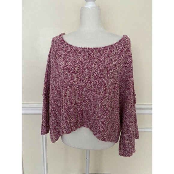 Free People Good Day Pullover sweater in the color rose pink women size S - Picture 4 of 7